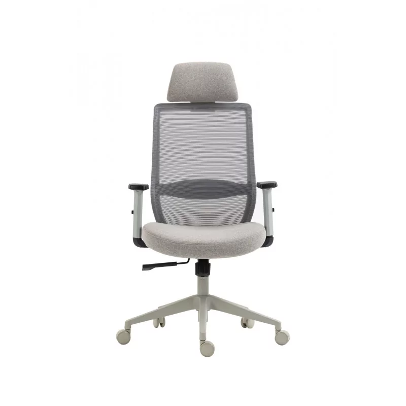 Fauteuil ERGOMAX – Gris clair intégral ergonomique