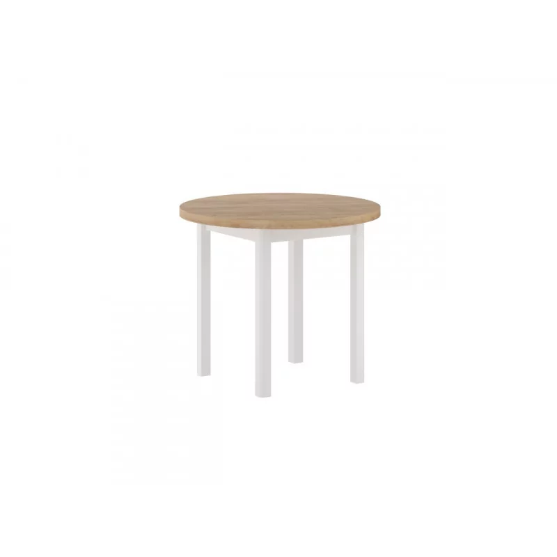 Table Ronde Verona Chêne Doré & Blanc XL – Scandinave