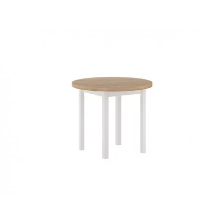 Table Ronde Verona Chêne Doré & Blanc XL – Scandinave