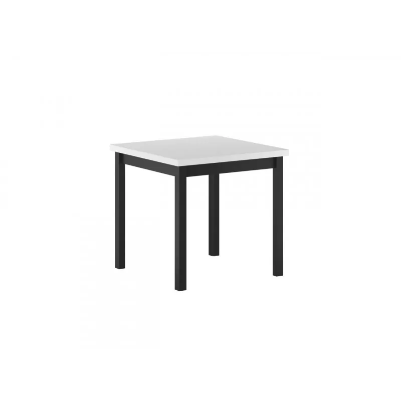 Table Carrée Modena Blanc & Noir – Design Moderne