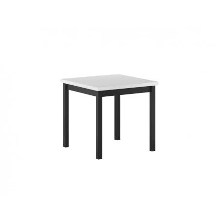 Table Carrée Modena Blanc & Noir – Design Moderne