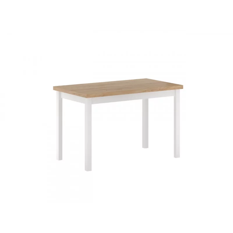 Table Verona Chêne Doré & Blanc – Style Scandinave