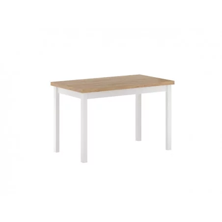 Table Verona Chêne Doré & Blanc – Style Scandinave