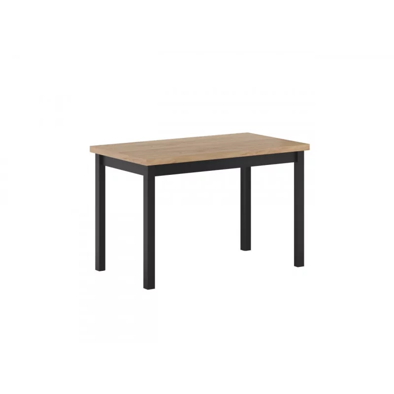 Table Verona Chêne Doré & Noir – Style Industriel