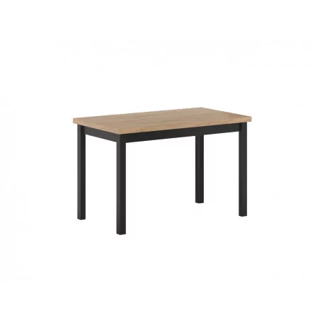 Table Verona Chêne Doré & Noir – Style Industriel
