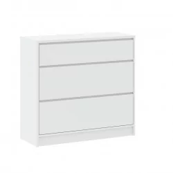 Commode LORIS – 3 tiroirs blanche