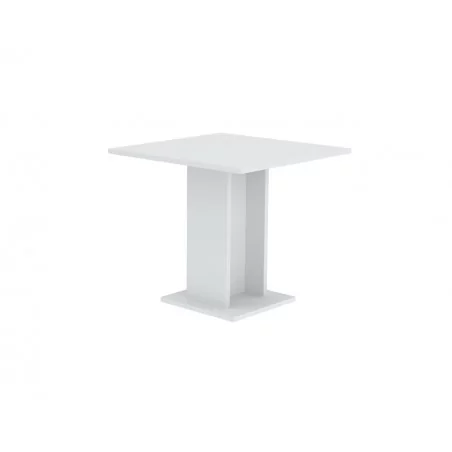 Table Carrée Roma Blanche – Design Moderne