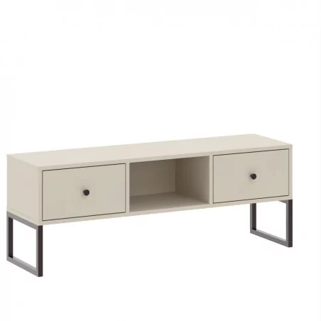 Meuble TV Cachemire – Design Moderne & Pieds Noirs | Golddeco