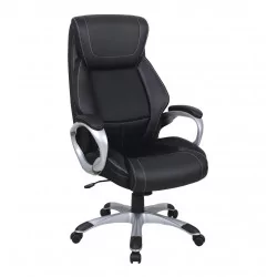 Fauteuil de direction pivotant EXECUTIVE NOIR – Confort Premium & Design Élégant