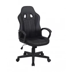 Fauteuil Gamer RACING NOIR – Confort & Style Sportif