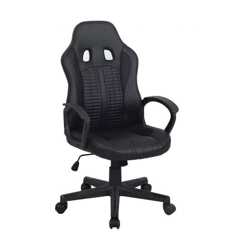 Fauteuil Gamer RACING NOIR – Confort & Style Sportif