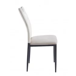 Chaise Harry velours beige – Élégance & confort Golddeco