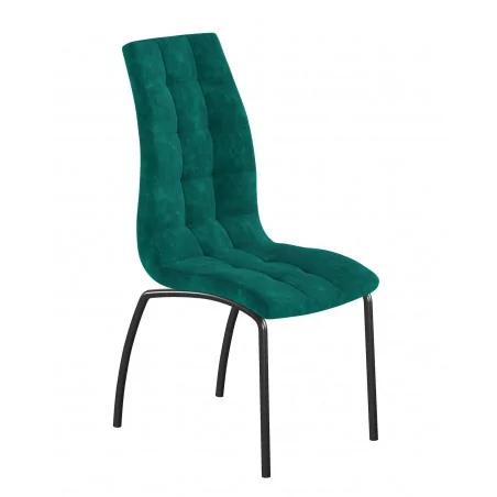 Chaise Joshua velours vert – Confort & design Golddeco