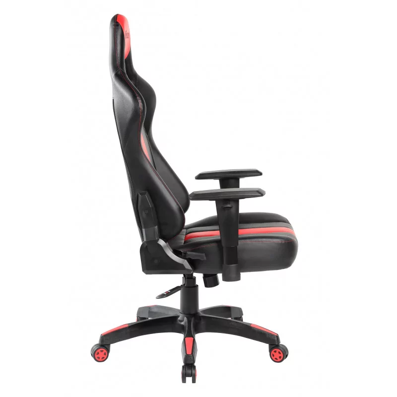 Fauteuil Gamer RACING PRO – Noir & Rouge – Confort Ergonomique