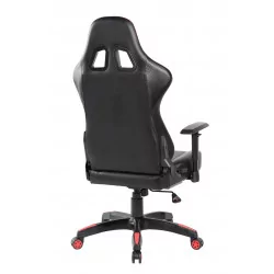 Fauteuil Gamer RACING PRO – Noir & Rouge – Confort Ergonomique