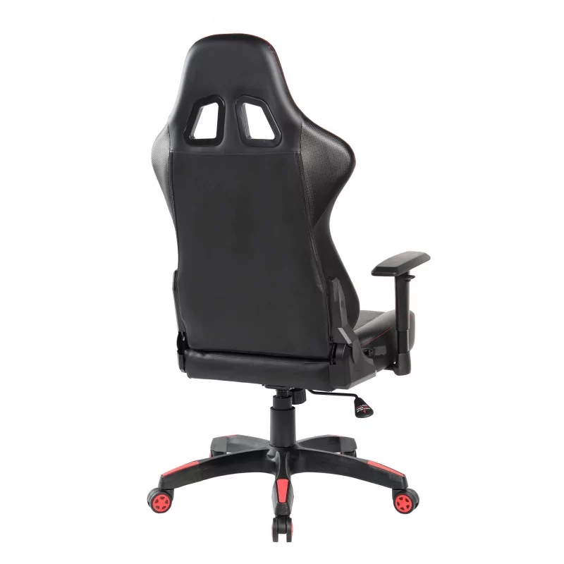Fauteuil Gamer RACING PRO – Noir & Rouge – Confort Ergonomique
