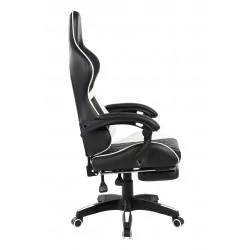 Chaise Gamer Atlas – Noir & Blanc | Confort & Design