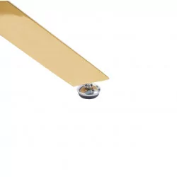 Table Ronde Imperia – Marbre Noir & Doré Design Luxe