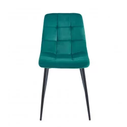 Chaise Bohoo velours vert – Design moderne & confort Golddeco