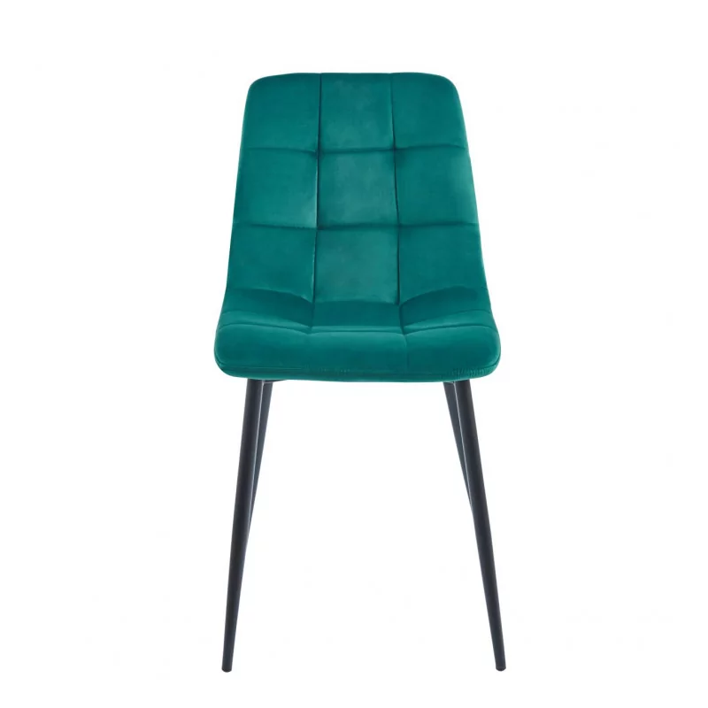 Chaise Bohoo velours vert – Design moderne & confort Golddeco