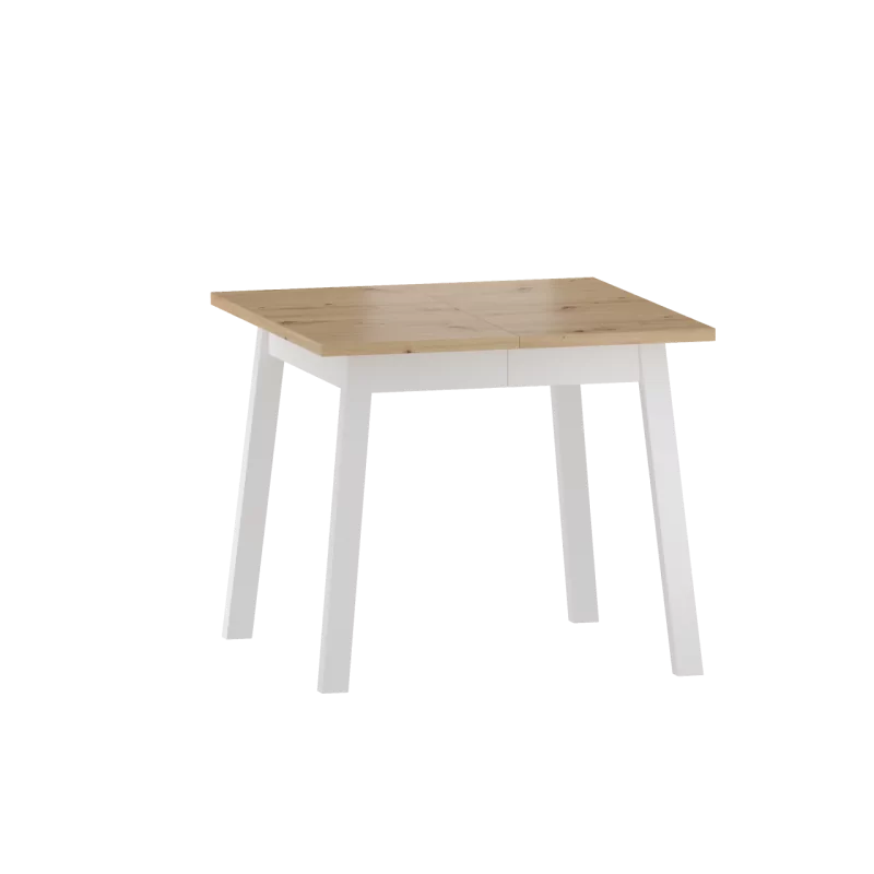 Table Extensible Livia – Chêne & Blanc Design Scandinave