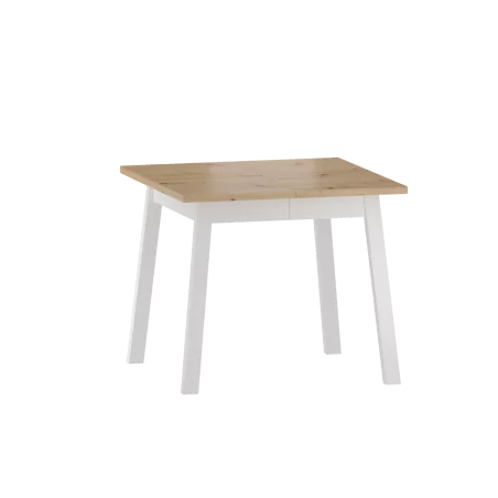 Table Extensible Livia – Chêne & Blanc Design Scandinave
