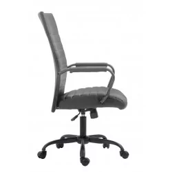 Fauteuil de bureau Elio – Gris & Noir | Élégance & Confort