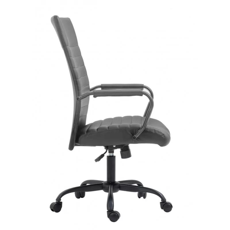 Fauteuil de bureau Elio – Gris & Noir | Élégance & Confort