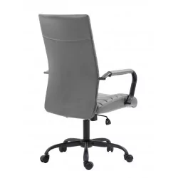 Fauteuil de bureau Elio – Gris & Noir | Élégance & Confort