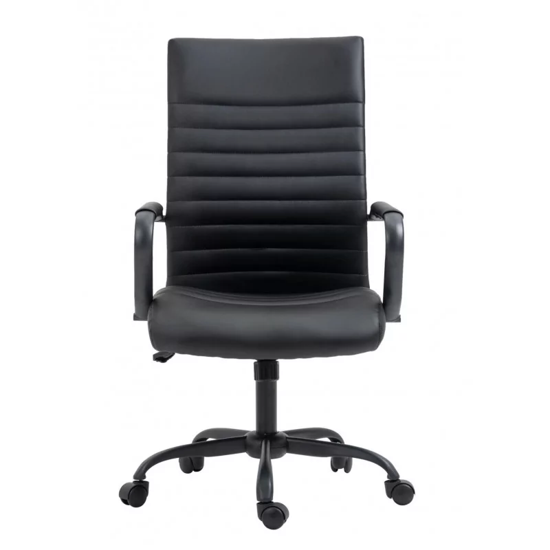 Fauteuil de bureau Elio – Noir Intégral | Élégance & Confort