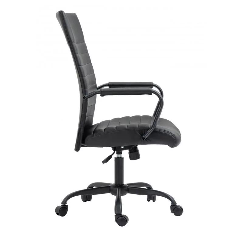 Fauteuil de bureau Elio – Noir Intégral | Élégance & Confort