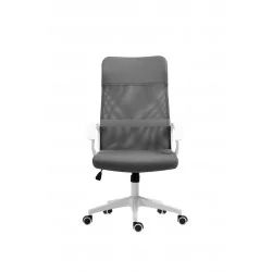 Fauteuil de bureau Aero – Gris & Blanc | Design & Confort