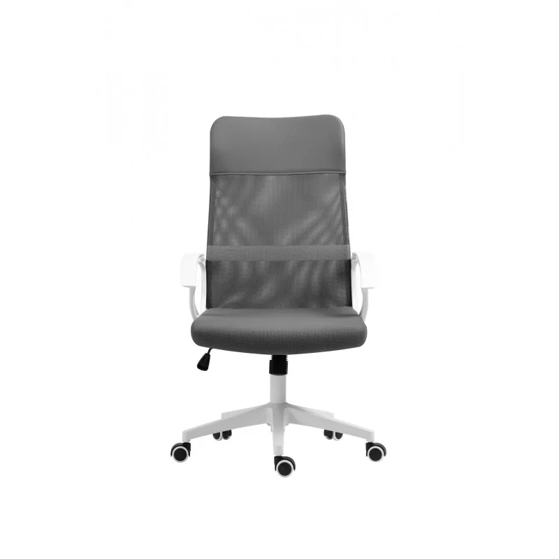 Fauteuil de bureau Aero – Gris & Blanc | Design & Confort