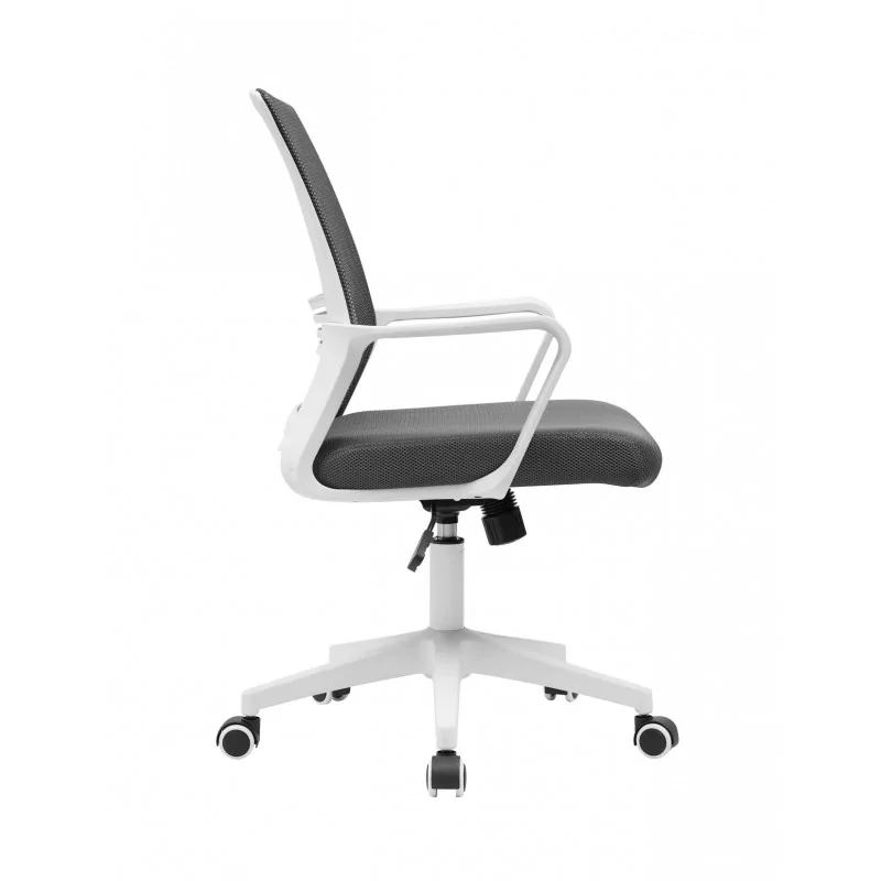 Fauteuil de bureau Aero Compact – Gris & Blanc | Confort & Design