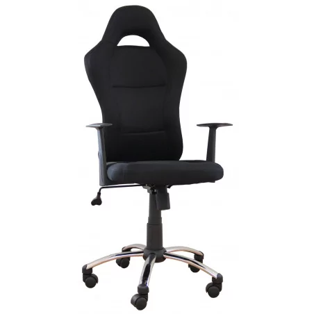 Fauteuil de bureau RacerPro – Noir | Design & Confort Pro