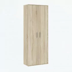 Armoire de rangement 70 cm – 2 portes chêne Sonoma | Golddeco