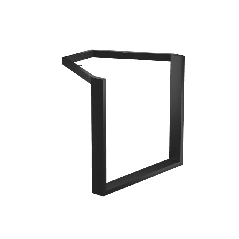 Pied de plateau de table en métal noir – Design industriel solide | Golddeco