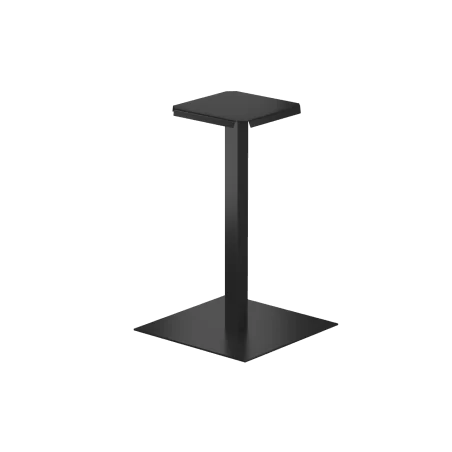 Pied de table carré 45x45 cm – Métal thermolaqué noir mat | Golddeco