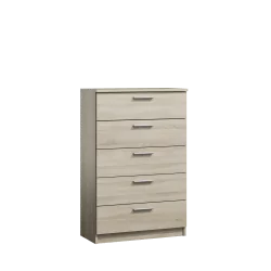 Commode SONOMA – 4 tiroirs aspect chêne clair