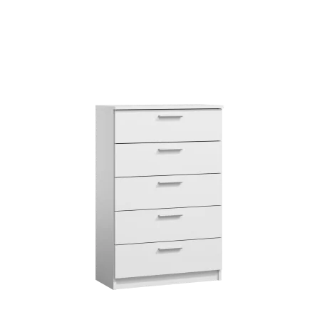 Commode BLANCHE 5 tiroirs – Meuble de rangement design et pratique | Golddeco