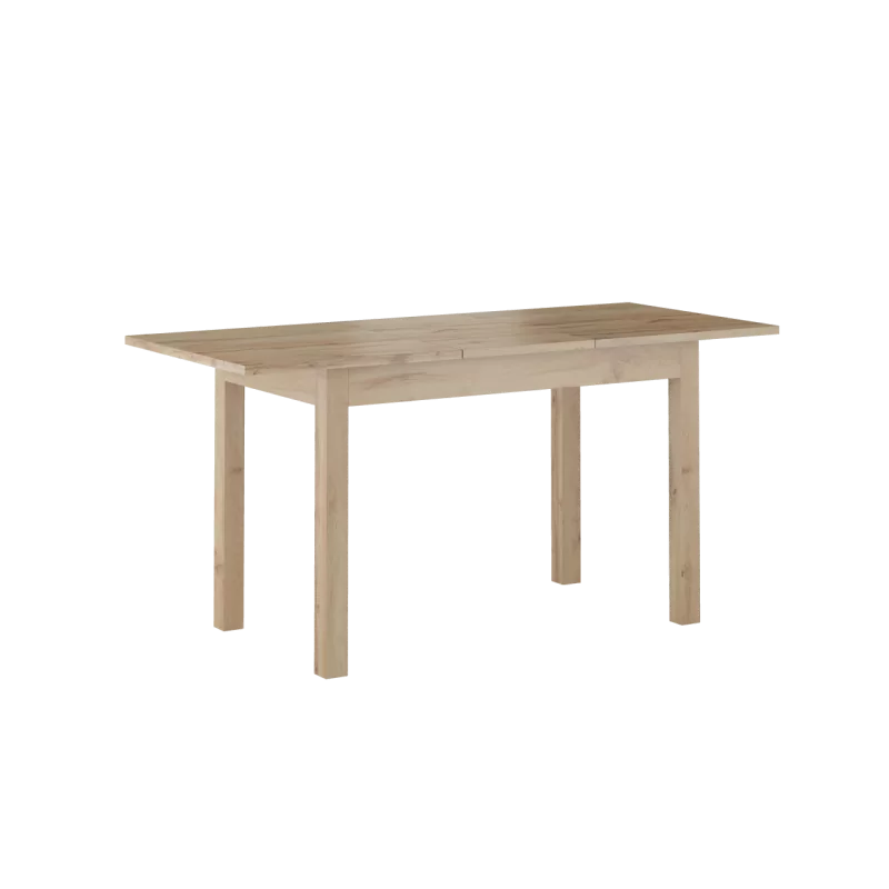 Table Nora – Chêne clair & blanc cassé extensible