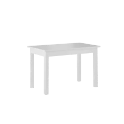 Table extensible Nora – Finition blanc mat intégral Golddeco