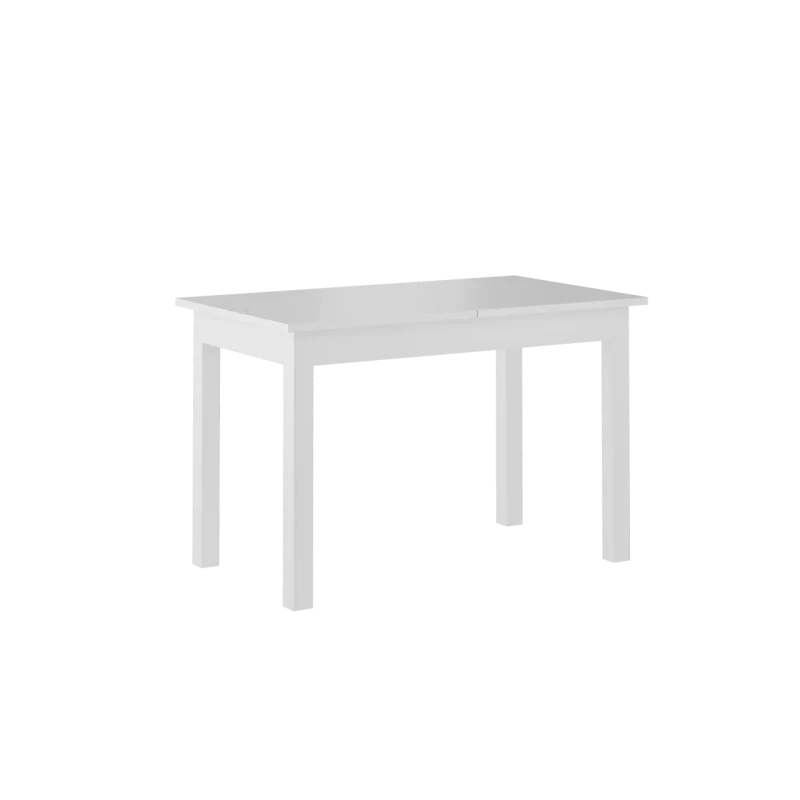 Table Nora – Blanc mat extensible Golddeco