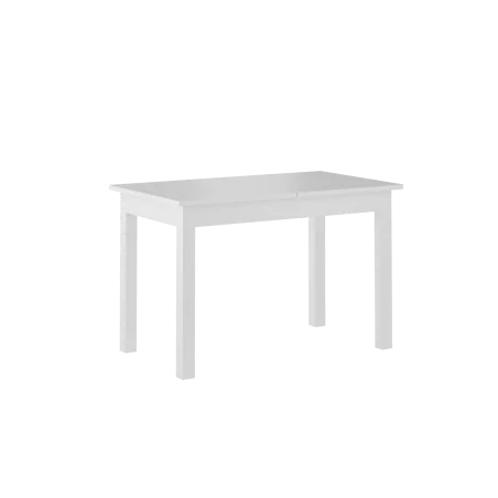 Table Nora – Blanc mat extensible Golddeco