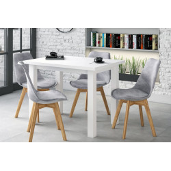 Table Monte – Blanc mat intégral Golddeco