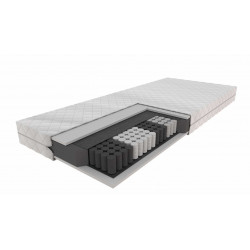 Matelas à ressorts ensachés 160x200 – 7 zones de confort orthopédique haut de gamme