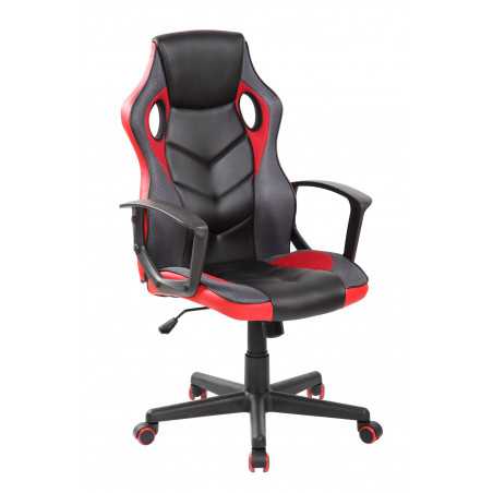 Fauteuil Gaming Nitro – Noir & Rouge | Design Racing & Confort Pro