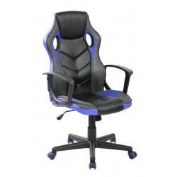 Fauteuil Gaming Nitro – Noir & Bleu | Confort Ergonomique & Design Racing