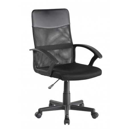 Fauteuil de Bureau Aero – Noir Maille Respirante | Confort & Simplicité