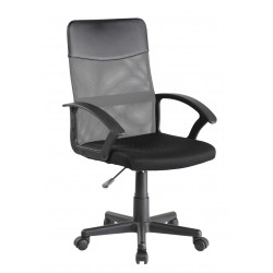 Fauteuil de Bureau Aero – Gris & Noir Maille Respirante